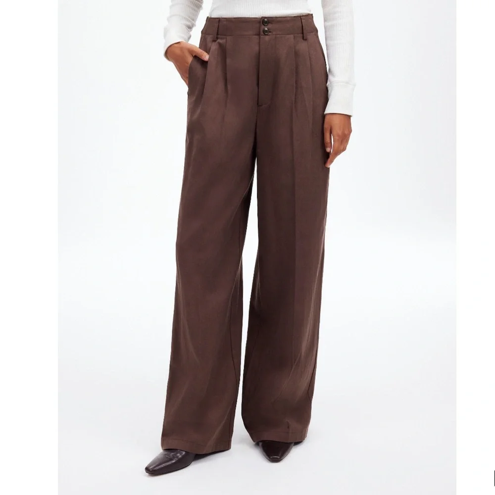 Madewell Harper wide leg pant sz 10 - Picture 7 of 8